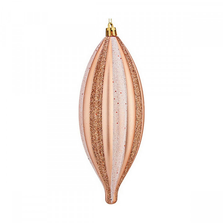 Kerstversiering Krist+ Koper Licht Roze PVC 8,5 x 19 x 3 cm Uitgerekt