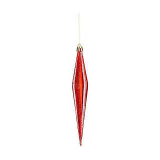 Décorations de Noël Krist+ Rouge PVC 8,5 x 3,5 x 19 cm Allongé