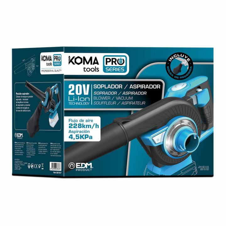 Gebläse Koma Tools Pro Series 20 V Staubsauger