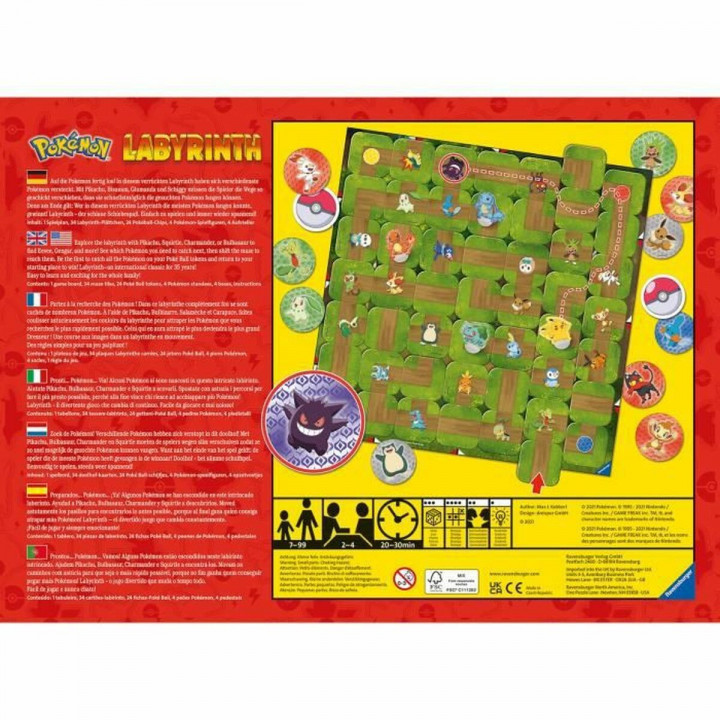 Board game Ravensburger POKEMON Labyrinth