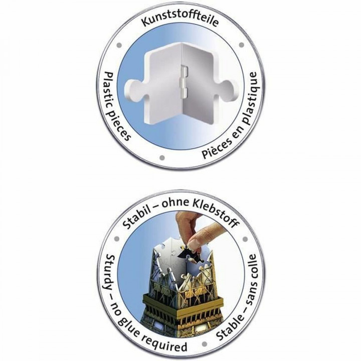 3D puzzel Ravensburger Iceland: Kirkjuffellsfoss  216 Onderdelen 3D