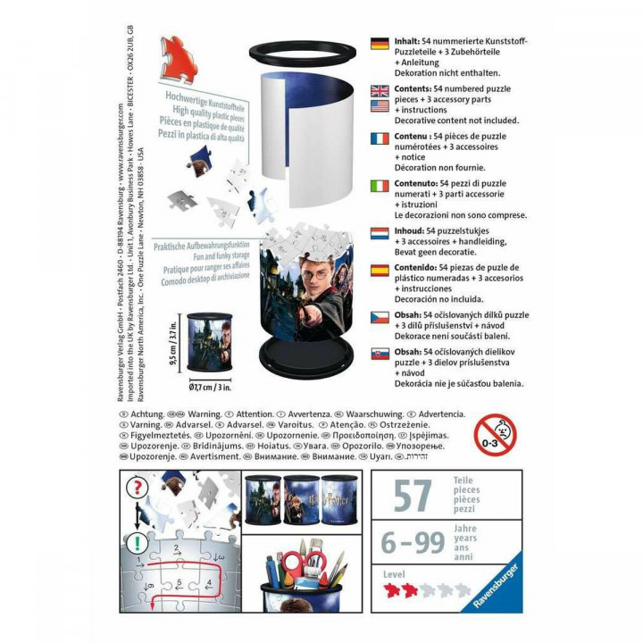 Puzzle 3D Ravensburger Iceland: Kirkjuffellsfoss  57 Pezzi 3D Portapenne