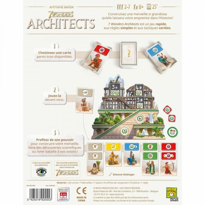 Bordspel Asmodee 7 Wonders: Architects