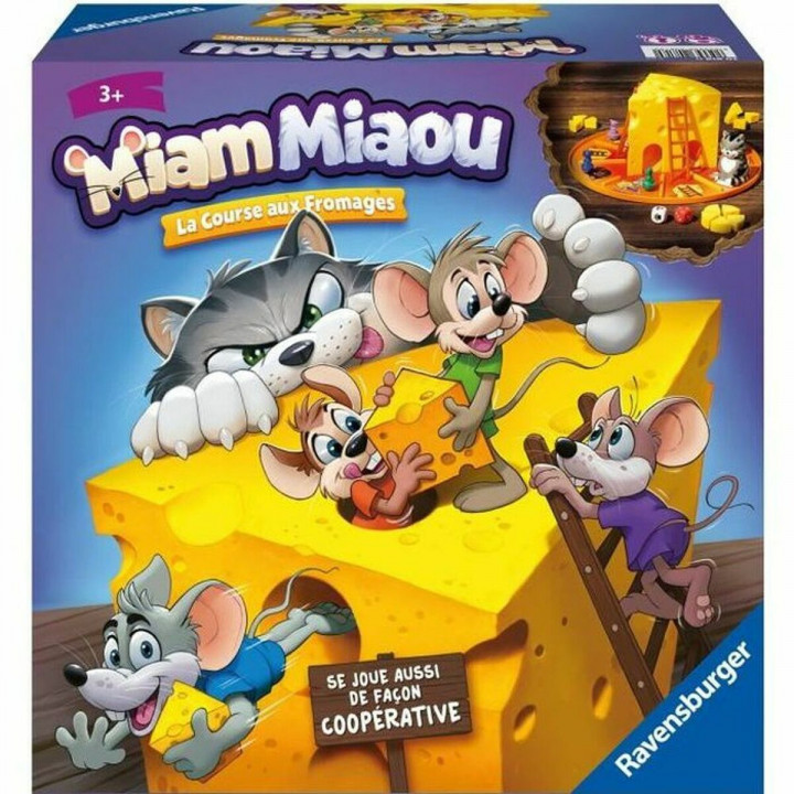 Jeu de société Ravensburger Miam Miaou 27 x 11 x 27 cm 27 x 27 x 11 cm