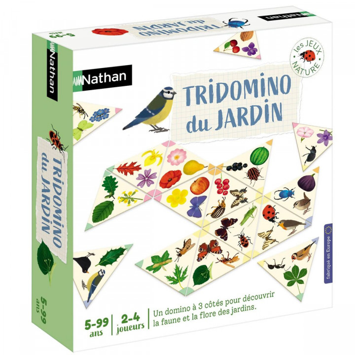 Bordspel Nathan Tridomino Du Jardin Karton