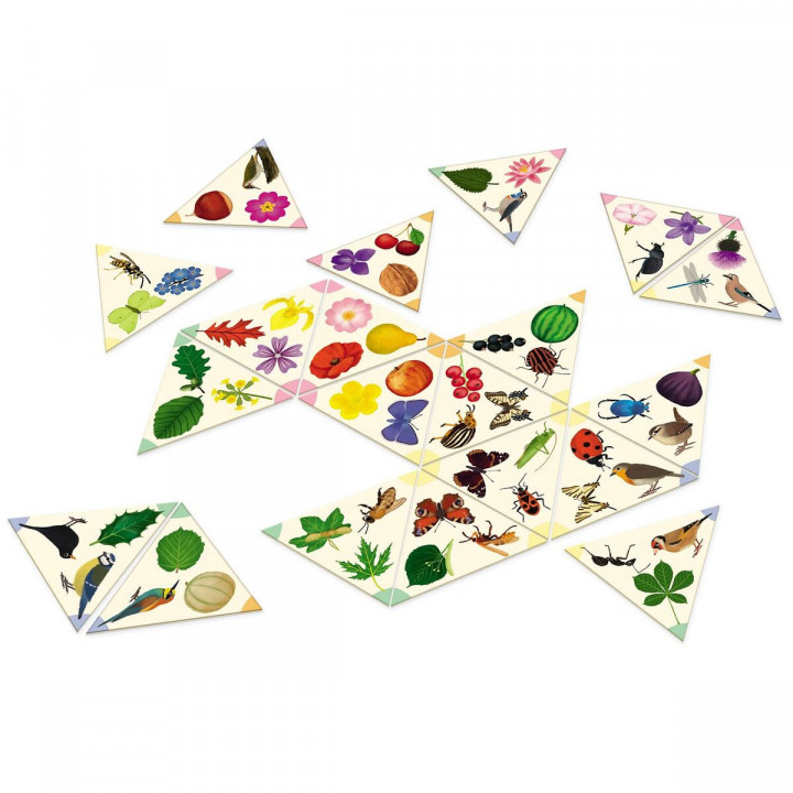 Bordspel Nathan Tridomino Du Jardin Karton