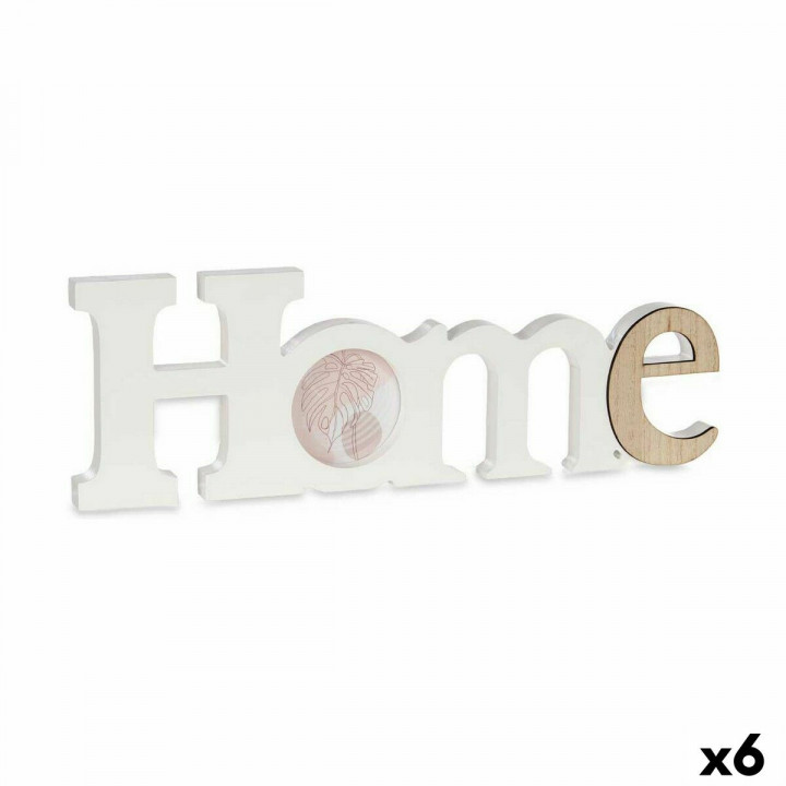 Fotolijsten Gift Decor Home Wit Bruin Hout MDF (6 Stuks)