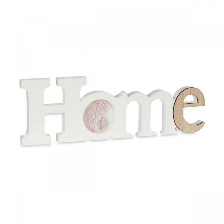 Cornice Portafoto Gift Decor Home Bianco Marrone Legno MDF (6 Unità)