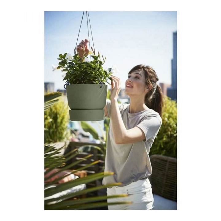 Jardinière suspendue Elho Greenville Ø 23,9 x 20,3 cm Vert