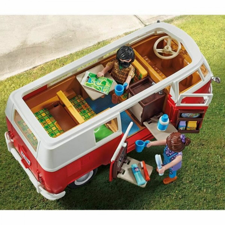 Voertuig Speelset Playmobil 70176 Volkswagen T1 Bus Rood