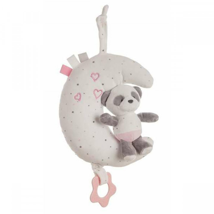 Sonaglio Musicale Baby Panda Luna Rosa