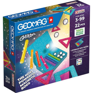 Playset Geomag Glitter (22 Stücke)