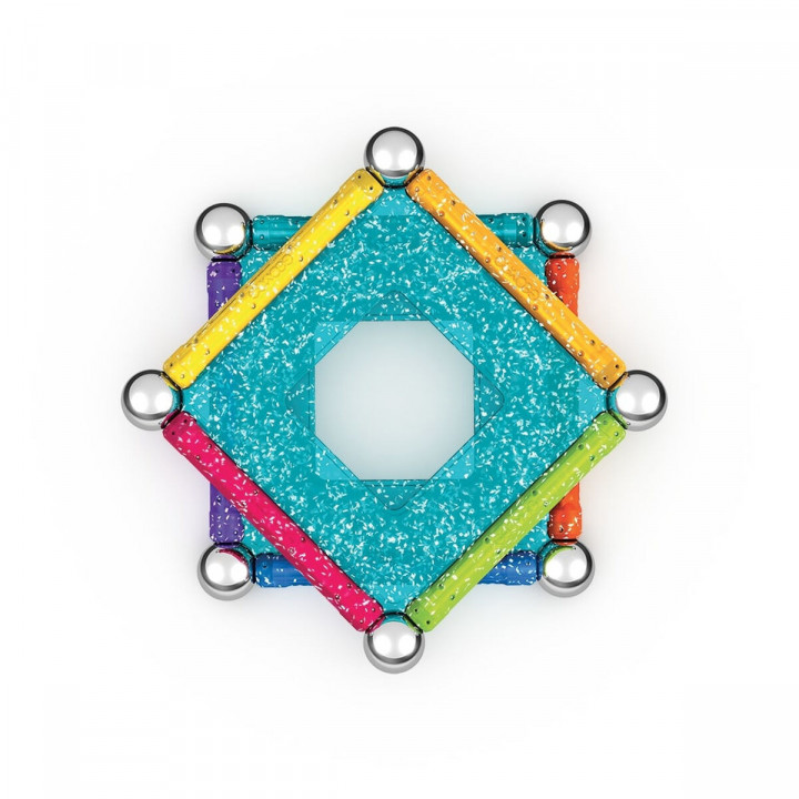 Playset Geomag Glitter (22 Onderdelen)