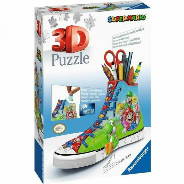 3D puzzel Ravensburger Sneaker Super Mario 108 Onderdelen