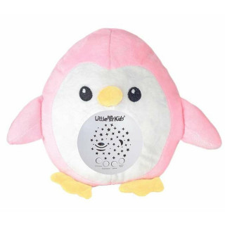 Musikalisches Plüschtier Projektor Rosa Pinguin