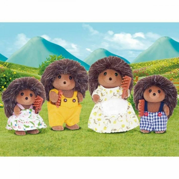 Set Poppen   Sylvanian Families 4018 Family Herisson 4 Onderdelen