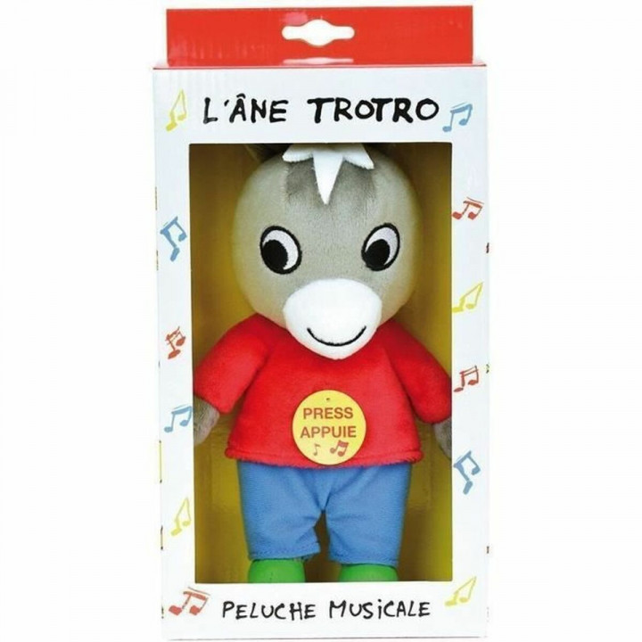 Jouet Peluche Jemini Trotro Musical Polyester Multicouleur
