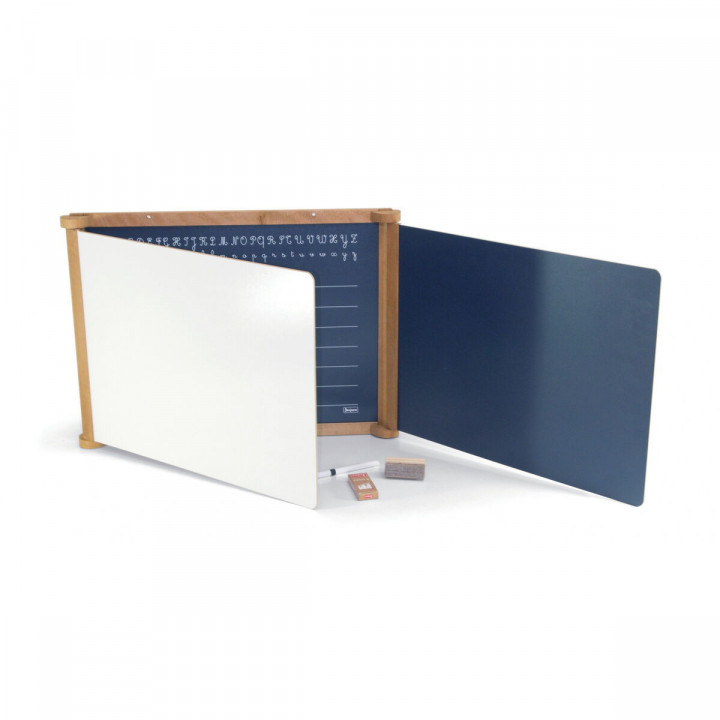 Lavagna Double-face Jeujura Wooden Triptych