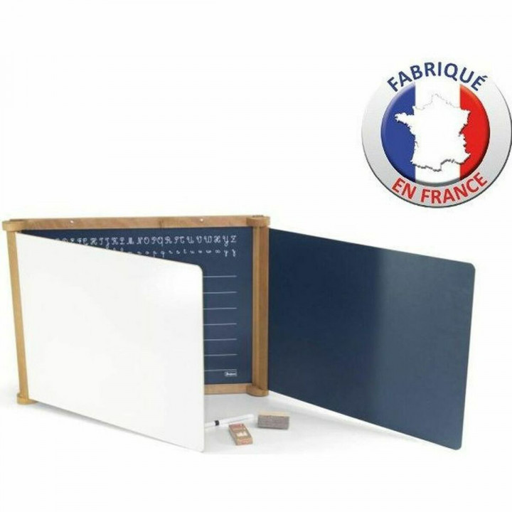 Dubbelzijdig krijtbord Jeujura Wooden Triptych