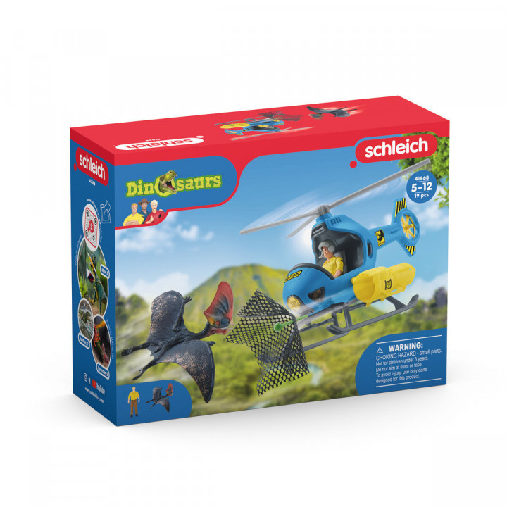 Helicopter Schleich Dinosaurs + 5 Jaar 19 Onderdelen