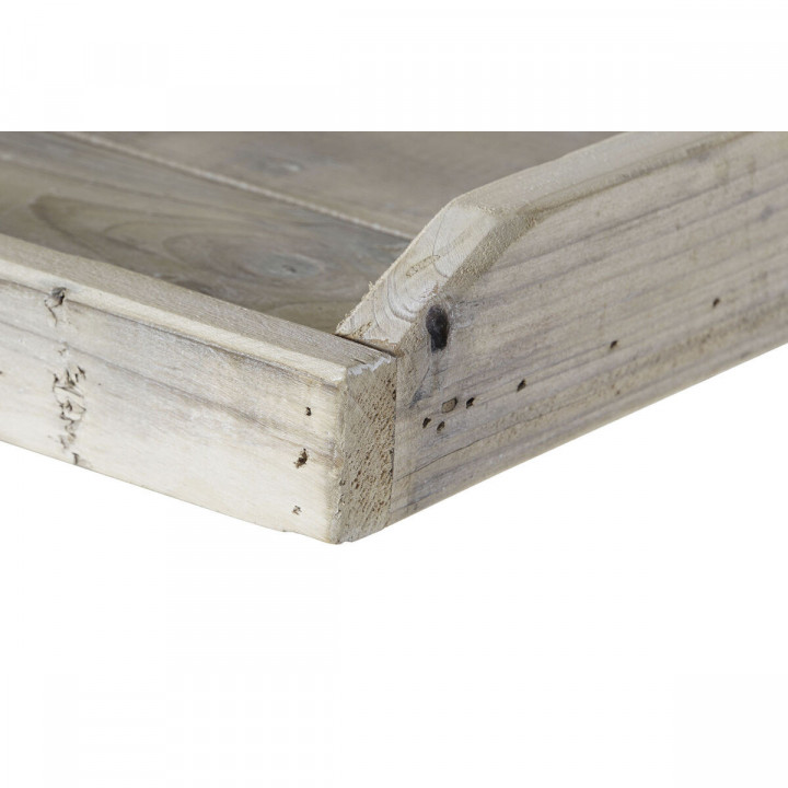 Planken DKD Home Decor Wit Natuurlijk Metaal Spar Sparrenhout 40 % Metaal 190 x 40 x 200 cm