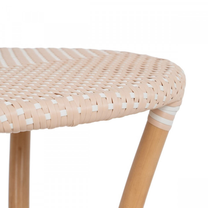 Tavolo aggiuntivo 50 x 50 x 67 cm Naturale Beige Rattan