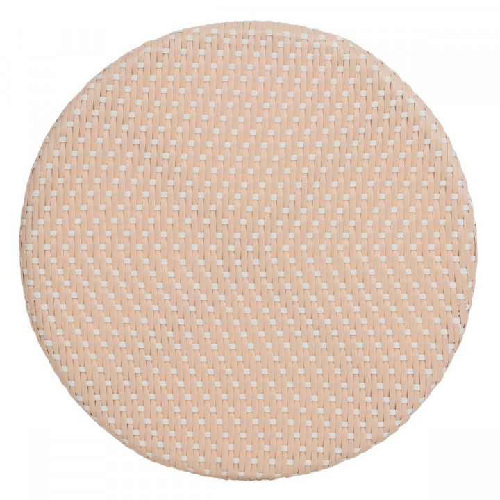 Bijzettafel 50 x 50 x 67 cm Natuurlijk Beige Rotan