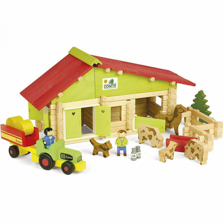 Granja con Animalitos Jeujura Wooden Farm Playset