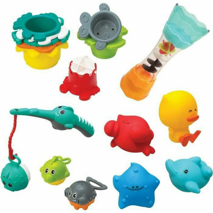 Set badspeeltjes Infantino Bath Set 17 Onderdelen aquatisch