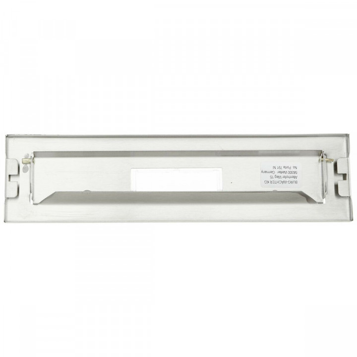 Placas para buzones Burg-Wachter   Plateado Acero Inoxidable