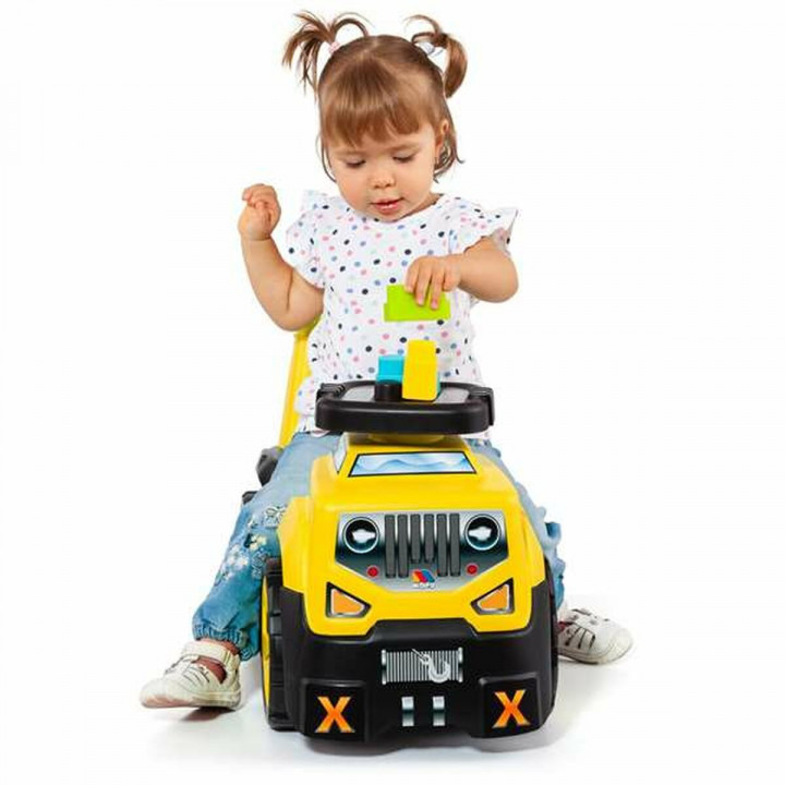 Driewieler Moltó 3x1 Wheels & Blocks Geel 89 cm 10 Onderdelen