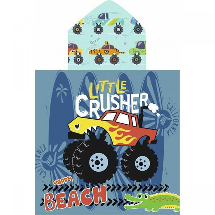 Serviette poncho avec capuche Secaneta Crusher 60 x 120 cm