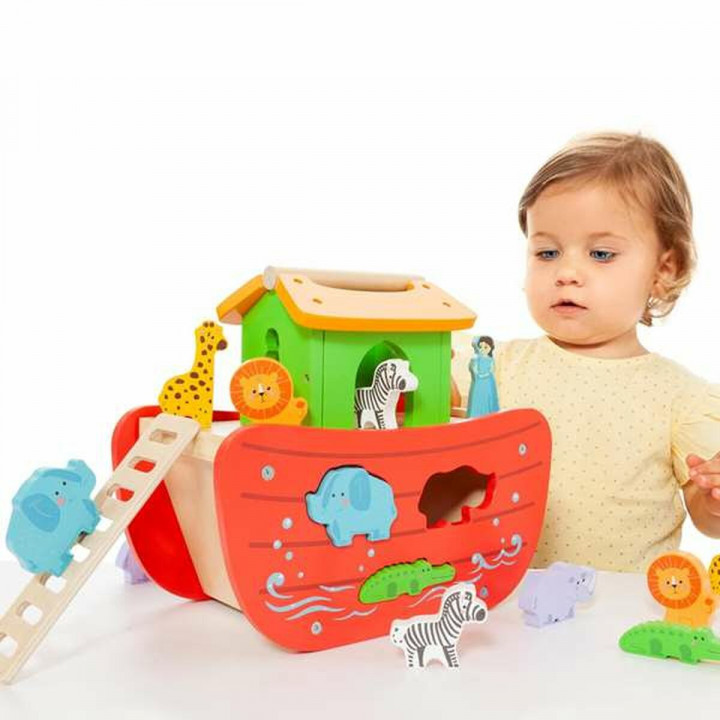 Playset Moltó Noah's ark Hout 17 Onderdelen