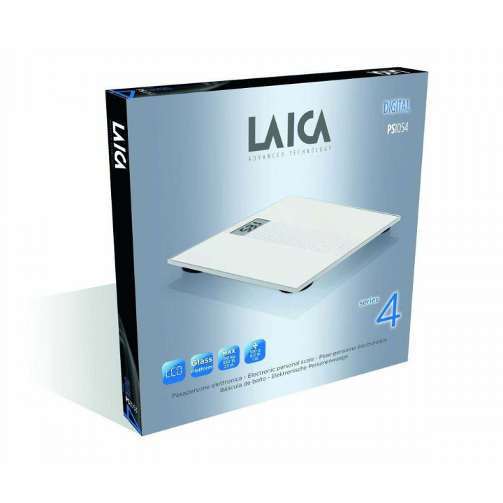 Báscula Digital de Baño LAICA PS1054 Blanco 150 kg