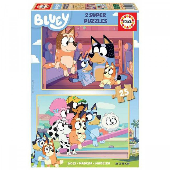 2-Puzzle Set Bluey 25 Pieces