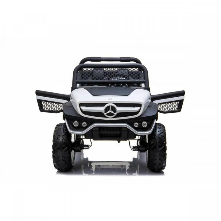 Elektrische auto voor kinderen Mercedes Benz Unimog Wit 12 V