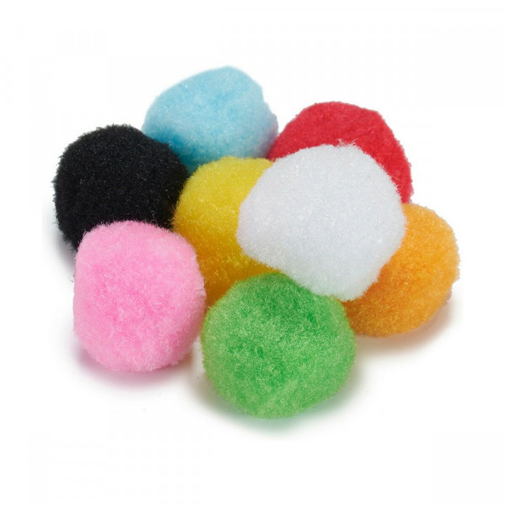 Materiaal voor handarbeid Pincello Ballen Multicolour Ø 2 cm 12 Stuks