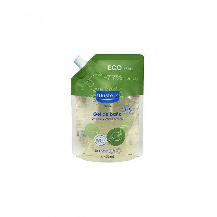 Gel e Shampoo 2 in 1 Mustela   400 ml Ricarica