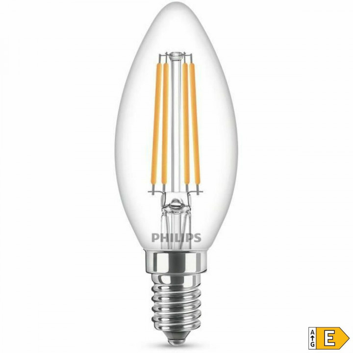Bombilla LED Vela Philips Equivalent  E14 60 W Blanco E (2700 K)