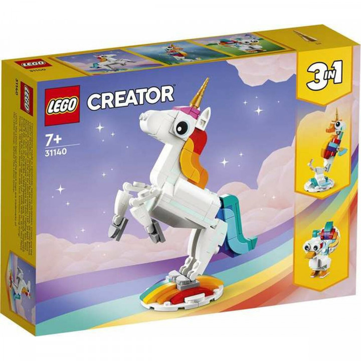 Juego de Construcción Lego Creator Magic Unicorn 31140 3 en 1 145 Piezas