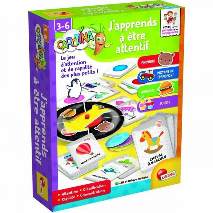 Educatief Spel Lisciani Giochi Carotina J'apprends