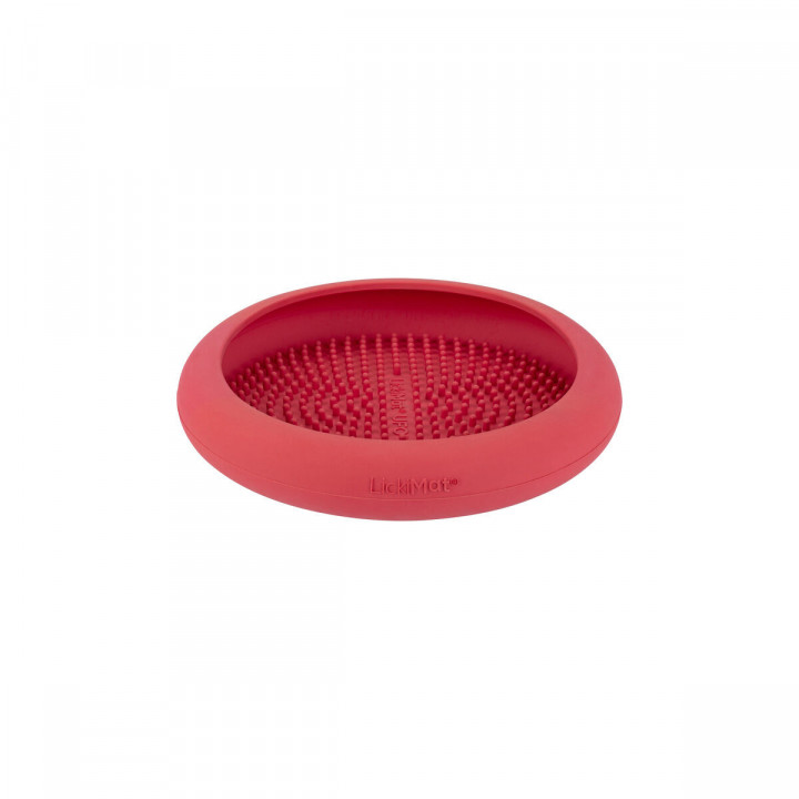 Mangeoire pour chiens Lickimat Rose Caoutchouc