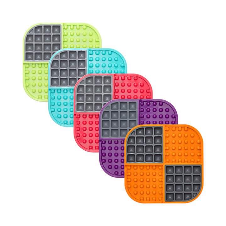 Voerbak voor honden Lickimat Slomo Groen Polypropyleen TPR