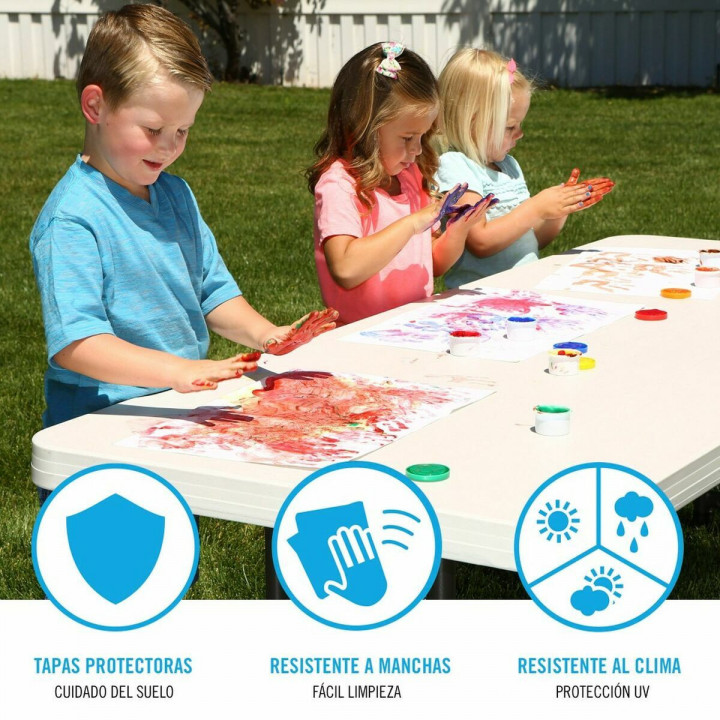 Table Klapptisch Lifetime Weiß (Restauriert B)