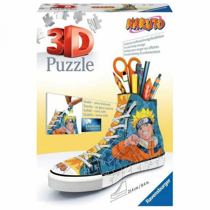 Puzzle 3D Naruto 11543   Pantofole 112 Pezzi
