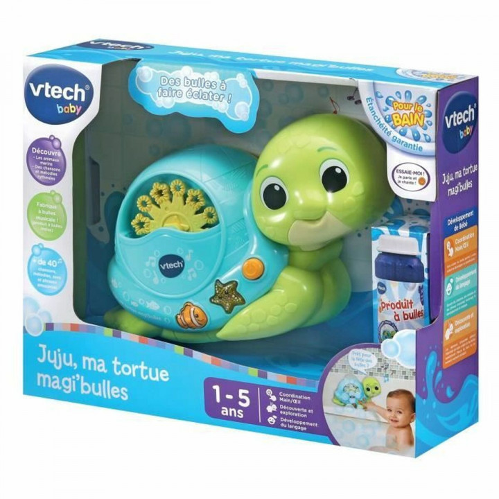 Jouets Pour le Bain Vtech Baby Juju ma tortue magi bulles