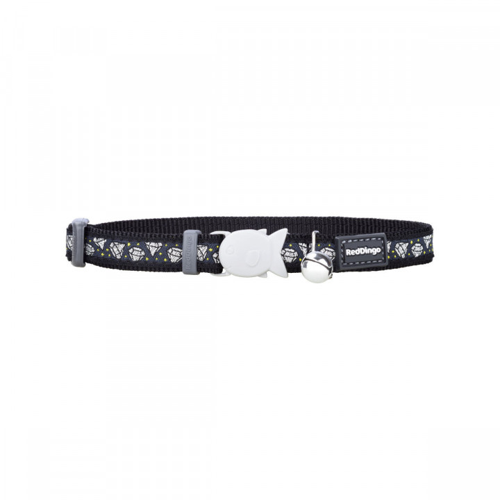 Collar para Gato Red Dingo Diamond 20-32 cm Negro