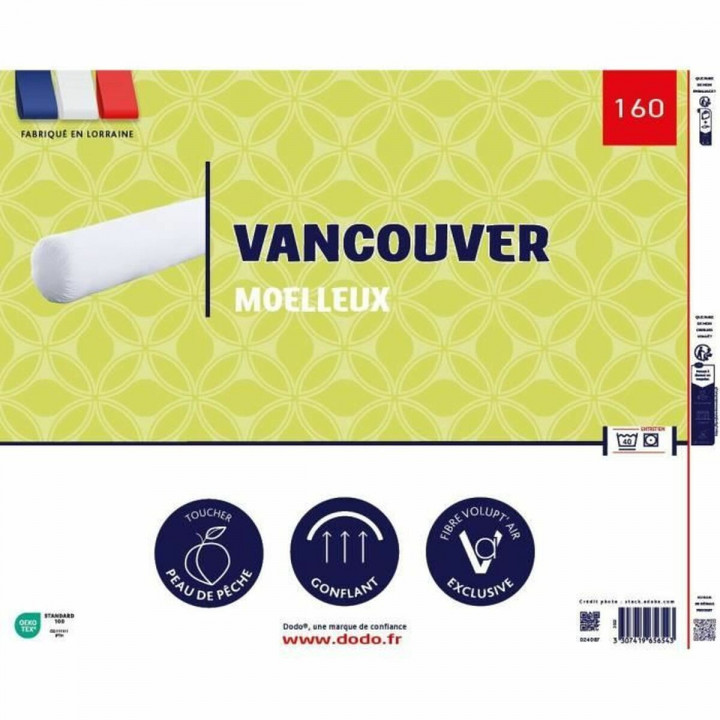 Cuscino DODO Vancouver Bianco 160 cm
