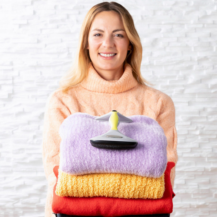 Spazzola Levapelucchi con Accessori 4 in 1 Blint InnovaGoods Grigio (Ricondizionati B)