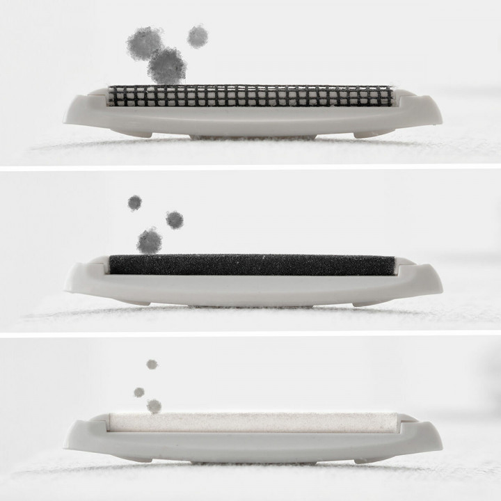 Spazzola Levapelucchi con Accessori 4 in 1 Blint InnovaGoods Grigio (Ricondizionati B)